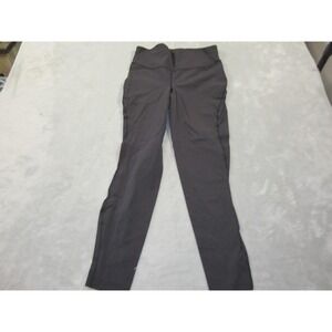 Lululemon Pants Womens 10 Black Leggings Yoga Athletic Wide Waistband Workout